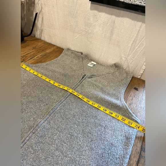 🩶 Au Cotton Original Grey Fleece Vest – Size L – Vintage – Unisex NWOT🩶 - Picture 5 of 8